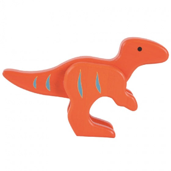 speelfiguur dinosaurus oranje 11x17x4 cm