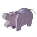 speelfiguur nijlpaard paars 15x9x4 cm