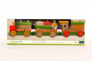 Trein blokken hout multicolor