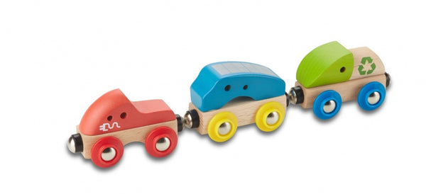 Treinstel hout eco 22,7 cm 3-delig