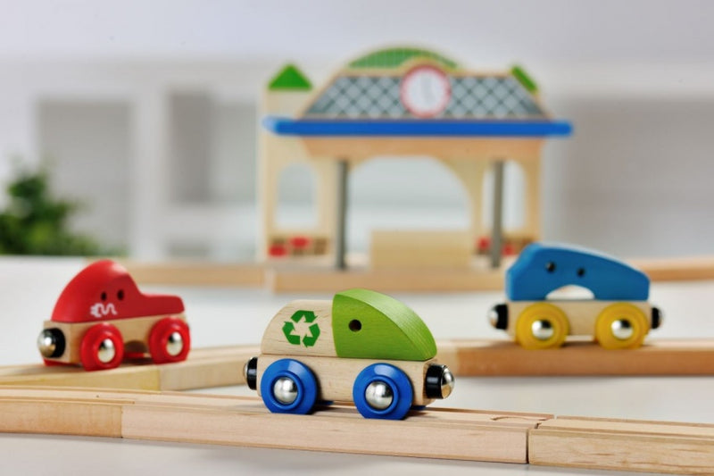 Treinstel hout eco 22,7 cm 3-delig