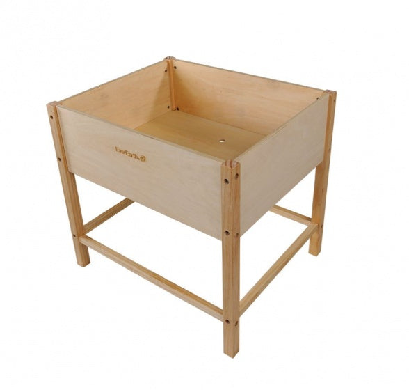 Tuinier tafel hout blank vierkant 55 cm