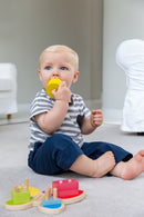 vormenpuzzel Vlinder junior hout 10 stukjes