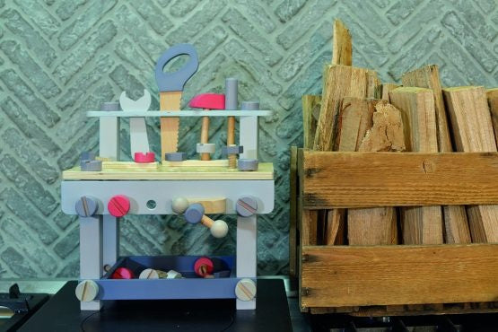 Werkbank hout multicolor 32.5 cm