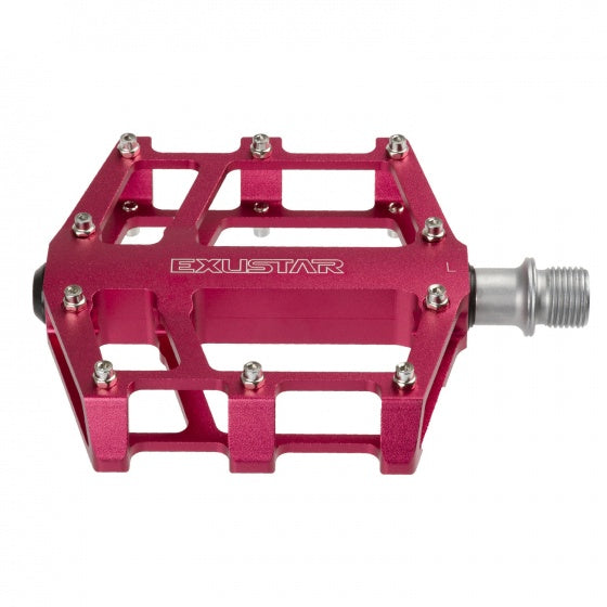 Platformpedalen BMX / Enduro 9/16 Inch donker roze per set