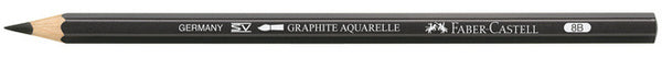 aquarelpotlood Graphite 8B 17,5 cm hout zwart