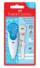 correctieroller One Touch 5 mm blauw/wit 2-delig