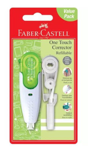 correctieroller One Touch 5 mm groen/wit 2-delig