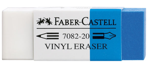 gum Combi 6,3 x 2,2 cm rubber wit/blauw