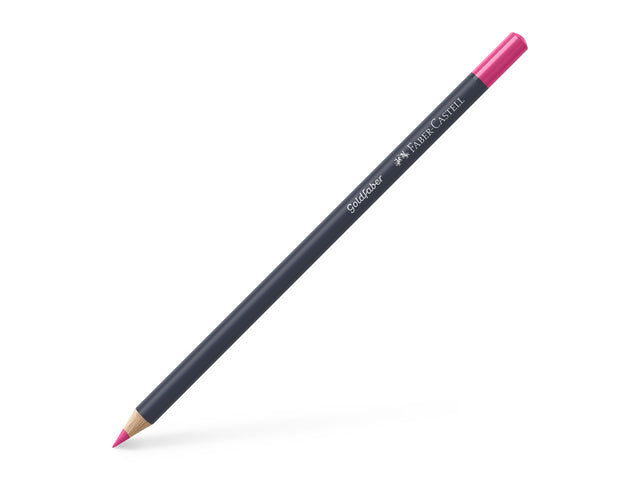 kleurpotlood Goldfaber 3,3 mm hout 123 fuchsia
