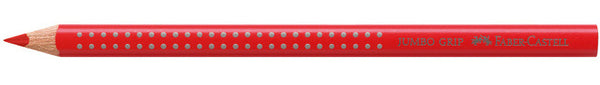 kleurpotlood Jumbo Grip 17,5 cm hout 21 rood