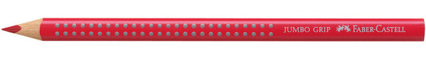 kleurpotlood Jumbo Grip 17,5 cm hout 26 rood