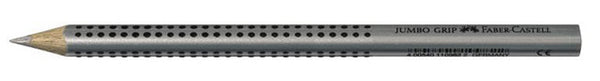 kleurpotlood Jumbo Grip 17,5 cm hout 82 zilver