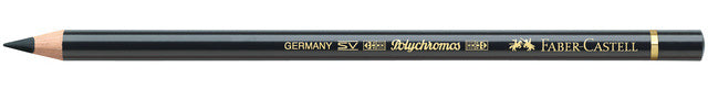 kleurpotlood Polychromos 3,8 mm hout 199 zwart