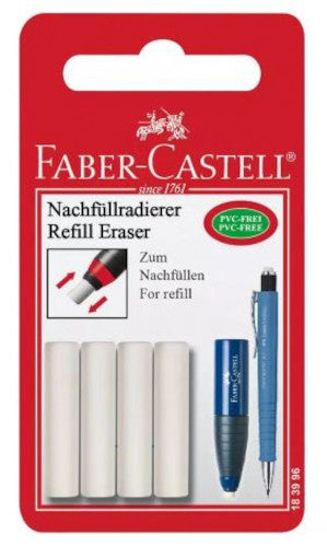 navulling gumstift rubber wit 4 stuks