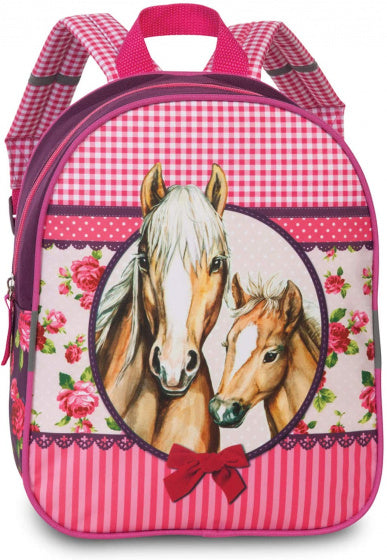 rugzak Horse meisjes 10 x 23 x 29 cm roze