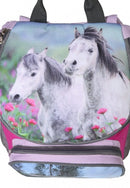 rugzak paarden 9 liter lila/roze