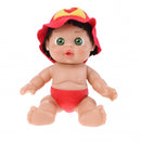 babypop brandweer 19 cm meisjes rood