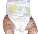 babypop Dani meisjes 45 cm vinyl/textiel wit/blauw