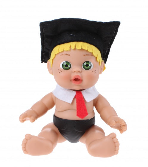 babypop professor 19 cm meisjes zwart