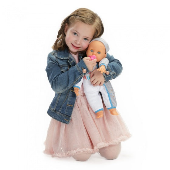 interactieve babypop 38 cm i love mum wit