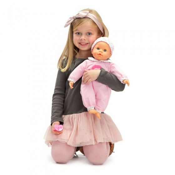 interactieve babypop 38 cm roze
