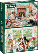 legpuzzel Animals At Home 2-in-1 1000 stukjes