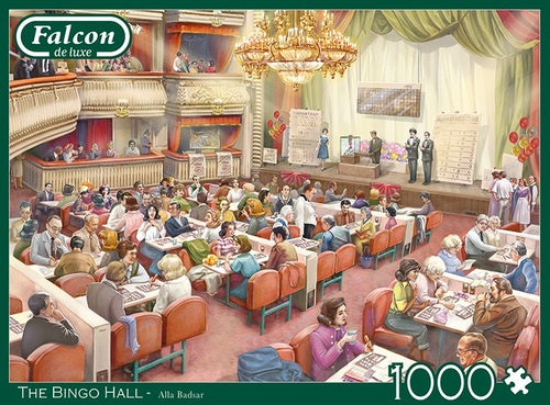 Falcon de Luxe Puzzel The Bingo Hall 1000 Stukjes