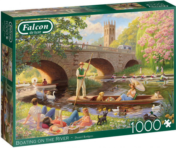 legpuzzel Boating karton groen 1000 stukjes