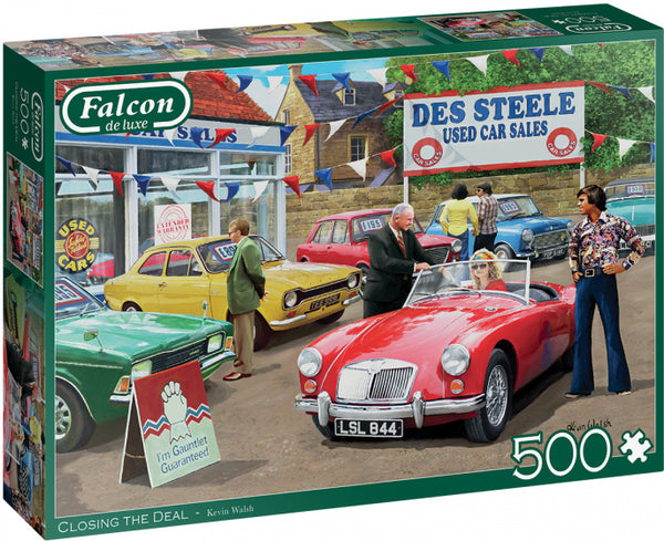 legpuzzel Closing the Deal karton groen 500 stukjes
