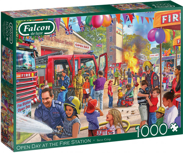 legpuzzel Fire Station karton groen 1000 stukjes