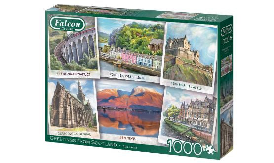 legpuzzel Greetings from Scotland 68 x 50 cm 1000 stukjes