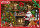legpuzzel Santa by the Christmas Tree 500 stuks