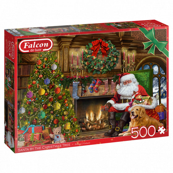 legpuzzel Santa by the Christmas Tree 500 stuks