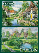 legpuzzel Riverside Cottages 2 x 500 stukjes