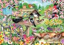 legpuzzel Spring Garden Birds karton 500 stukjes