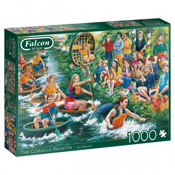 legpuzzel The Coracle Regatta 49 x 68 cm 1000 stukjes