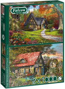legpuzzel The Woodland Cottage 2x1000 stukjes