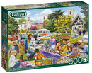 legpuzzel Village Church Car Boot Sale 500 stukjes