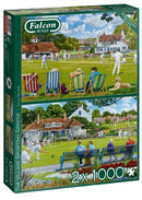 legpuzzel Village Greens 2000 stukjes 2 puzzels
