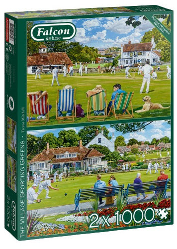 legpuzzel Village Greens 2000 stukjes 2 puzzels