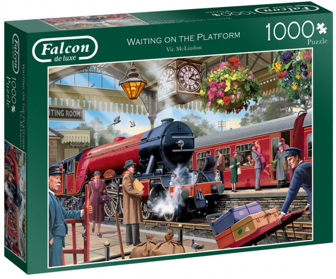 legpuzzel Waiting on the Platform 1000 stukjes