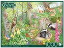 legpuzzel Woodland Wildlife 68 x 50 cm karton 1000 stukjes