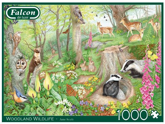 legpuzzel Woodland Wildlife 68 x 50 cm karton 1000 stukjes
