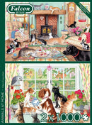 legpuzzel Animals At Home 2-in-1 1000 stukjes