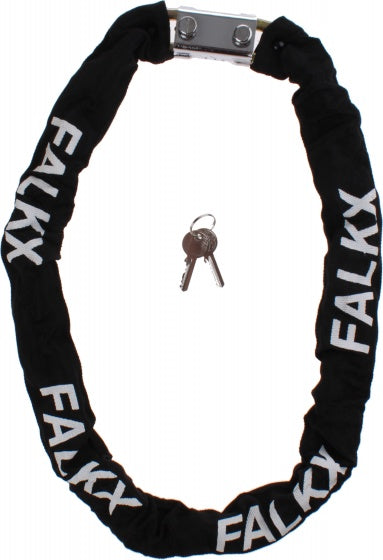 Kettingslot met nylon hoes 1200 x 10 mm zwart