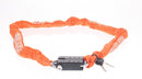 Kettingslot met nylon hoes 1200 x 5,5 mm oranje
