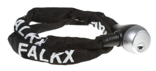 kettingslot met nylon hoes 800 x 3,5 mm zwart