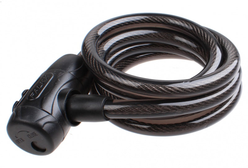 krulkabelslot met houder 1800 x 10 mm zwart