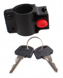 krulkabelslot met houder 1800 x 10 mm zwart